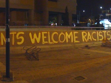 Immigrants Welcome – Racists Fuck Off